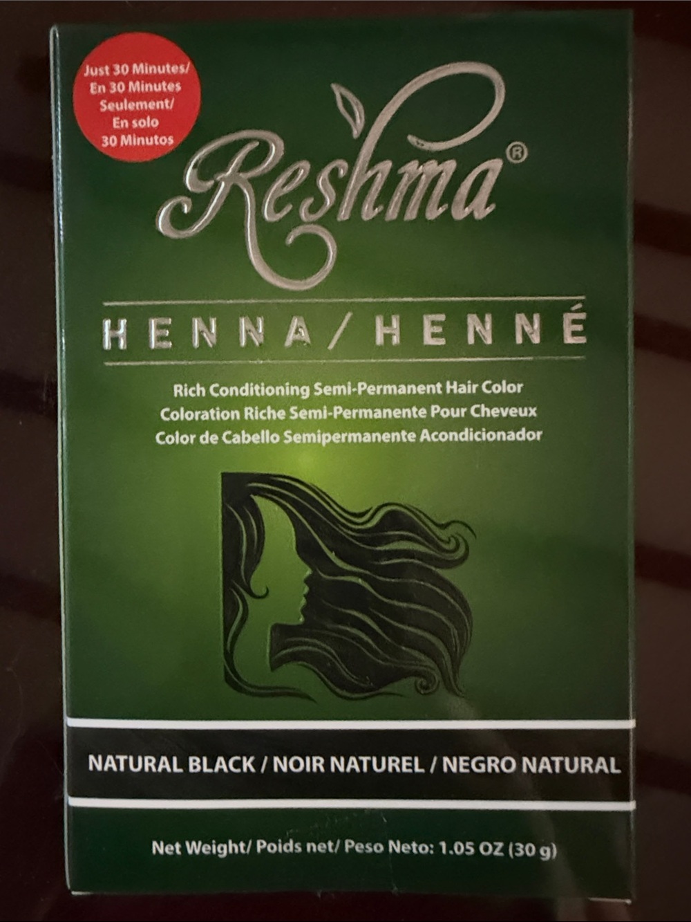 Case of 12 Henna Natural Black Semi-Permanent Hair Color